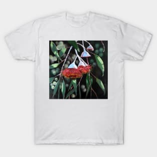 Gumnut Blossom - Eucalyptus Flowers T-Shirt